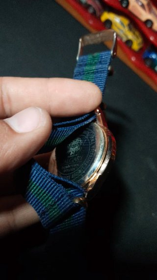 Reloj Calgary Hombre Azul y Verde