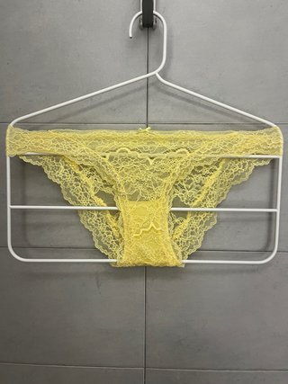Bragas Victoria Secret Amarillas Encaje