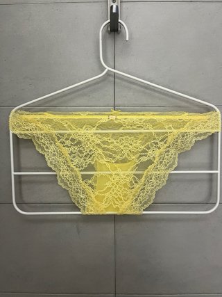 Bragas Victoria Secret Amarillas Encaje