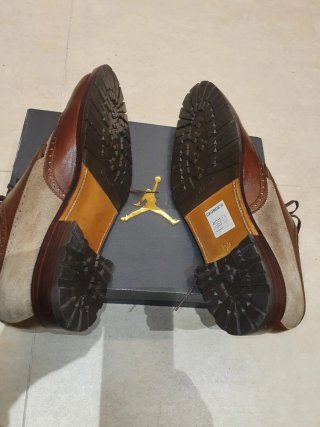 Zapatos Georges Talla 45 Marrón/Beige Vintage