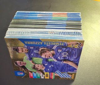 Lotto 107 Carte Panini Azzurri 2024 Adrenalyn XL
