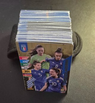 Lotto 107 Carte Panini Azzurri 2024 Adrenalyn XL