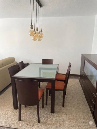 1!chollo Muebles salón madera nogal y espejo nogal