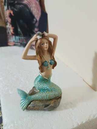 Figura Sirenita 12cm, adornos, pecera y acuarios