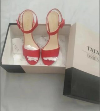 Oportunidad! Sandalias satén y piel Made in Italy