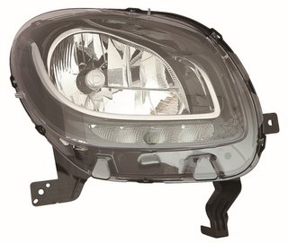 Faro IZQUIERDO O DERECHOdo Electrico Interior Negro (H4/Led) para Smart FORFOUR 2014
