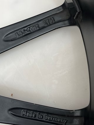 Llanta Porsche GT4 (981) Negra ancho 8,5x20