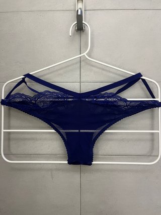 Bragas Victoria Secret Azul Encaje