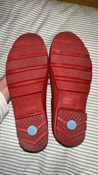 Botas de agua Hunter Talla 42 Rojas