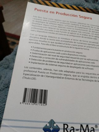 Libro Puesta en Producción Segura