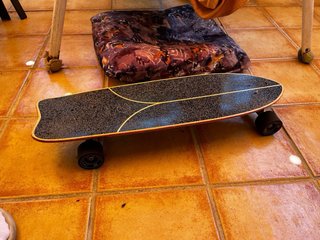 Skate Board Negro con Diseño