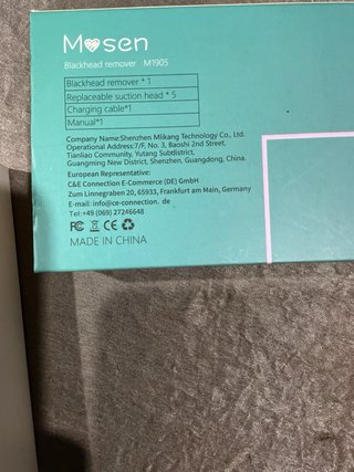 Mesen Aspiratore per Punti Neri Bianco Rosa