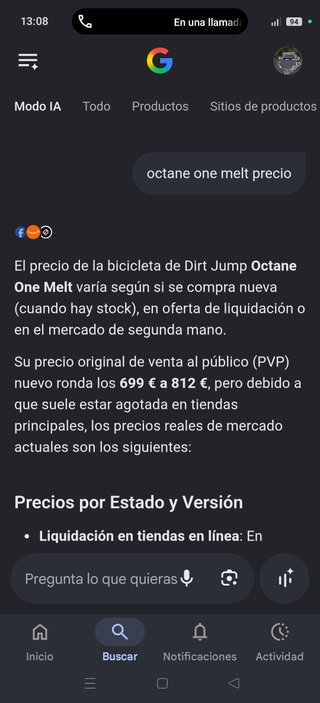 Bicicleta Octane One Tuneada