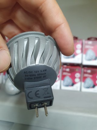 Lote 25 Bombillas LED LG MR16 5.4W Cálida 2700K