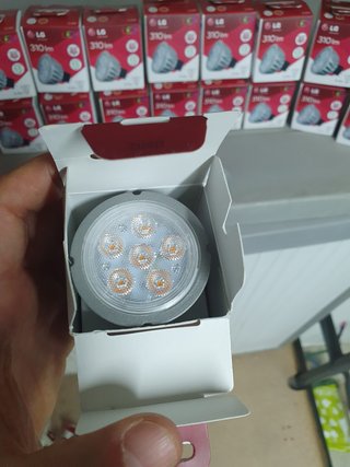 Lote 25 Bombillas LED LG MR16 5.4W Cálida 2700K