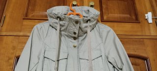 Parka beige talla S