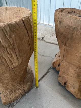 vela madera gran tamaño