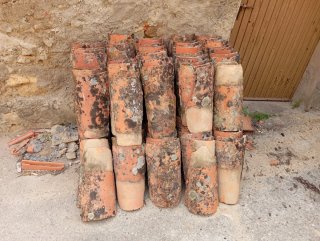 Lote 170 tejas árabes antiguas