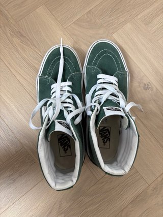 Zapatillas Vans Sk8-Hi altas verdes
