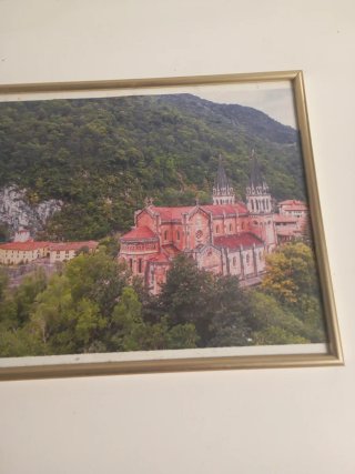 Cuadro Basílica de Covadonga,30x25 cm