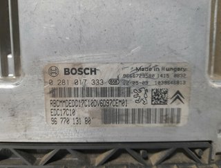 4887884 centralita motor uce 9677013180 citroen c3