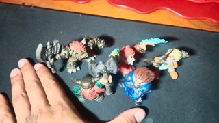 Figuras medievales vintage
