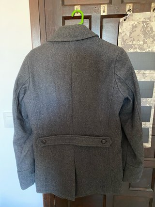 Chaqueta Pull&Bear Lana Gris Hombre Talla s