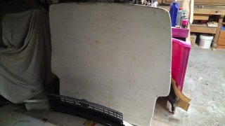 Tapa portón VW T4 Fibra