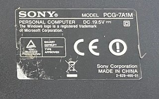 Portatil VAIO VGN-FS295VP - Piezas