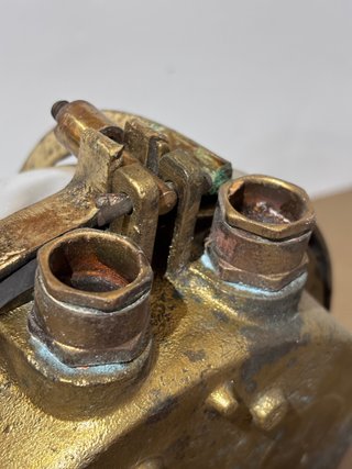 Lámpara náutica bronce ojo de buey