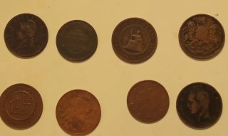 Lote Antiguas Monedas Europeas y Mundiales
