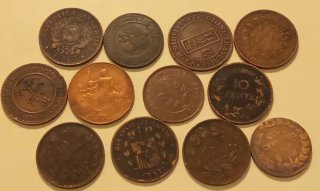 Lote Antiguas Monedas Europeas y Mundiales