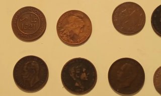 Lote Antiguas Monedas Europeas y Mundiales