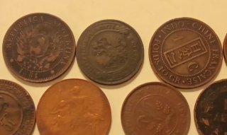 Lote Antiguas Monedas Europeas y Mundiales