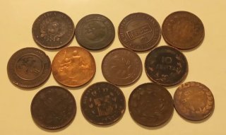 Lote Antiguas Monedas Europeas y Mundiales