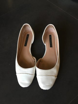 Bailarinas Zara Blancas T40