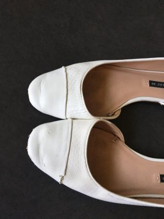 Bailarinas Zara Blancas T40