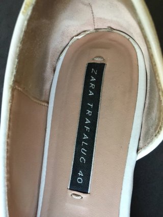 Bailarinas Zara Blancas T40
