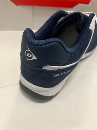 Zapato seguridad Dunlop azul y blanco