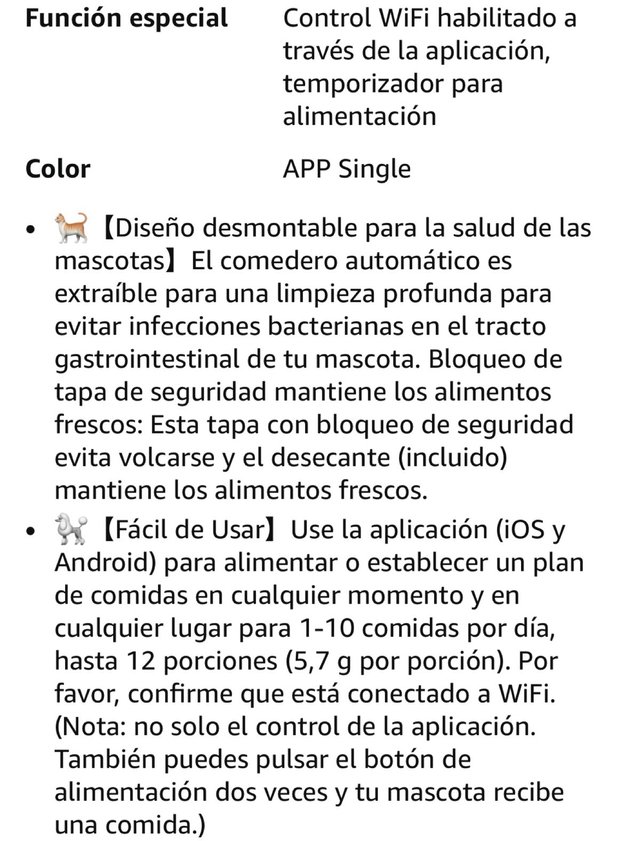 Comedero Automático Inteligente  Mascotas - Nuevo