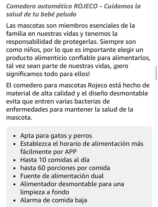 Comedero Automático Inteligente  Mascotas - Nuevo