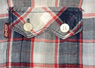 Camisa Levi's cuadros mujer Talla XS