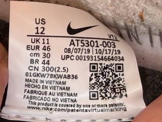 Nike React Sertu Talla 46 Beige Amarillo
