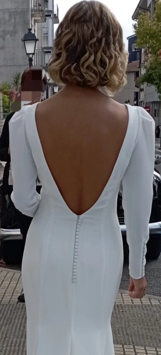 Vestido de Novia Rosa Clará Blanco Talla 38