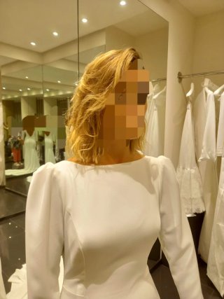 Vestido de Novia Rosa Clará Blanco Talla 38