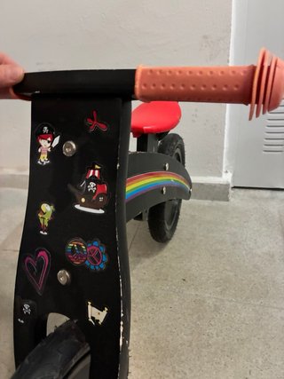 Bici de madera sin pedales