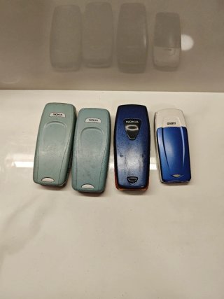 Móviles Nokia Vintage (Azul/Plata)