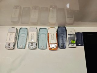 Móviles Nokia Vintage (Azul/Plata)