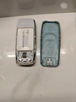 Móviles Nokia Vintage (Azul/Plata)