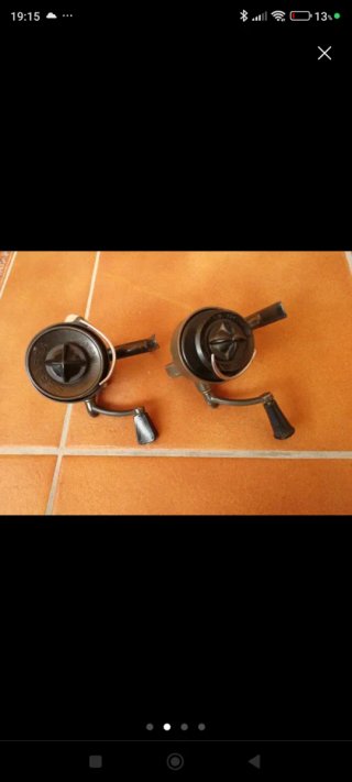 2 carretes de pesca vintage